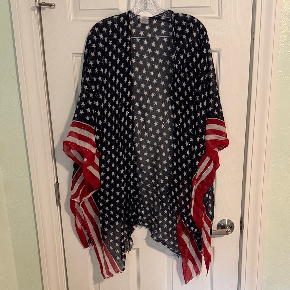 American Flag scarf